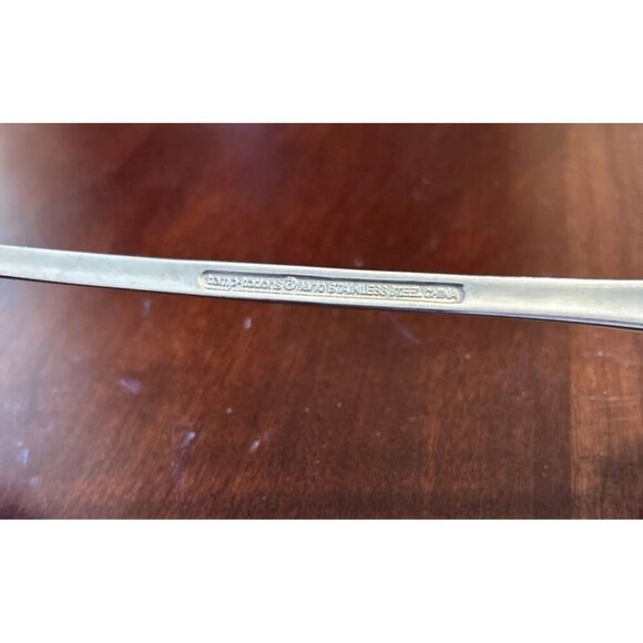 TEMP-TATIONS Stainless OLD WORLD FLORAL Cold‎ Meat Fork Round Tip - Picture 5 of 7